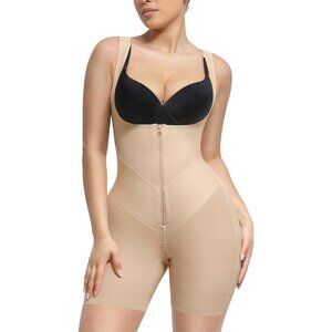 Women's Beige Beauty Shapewear Tummy Control Body Shaper Para Post Surgery